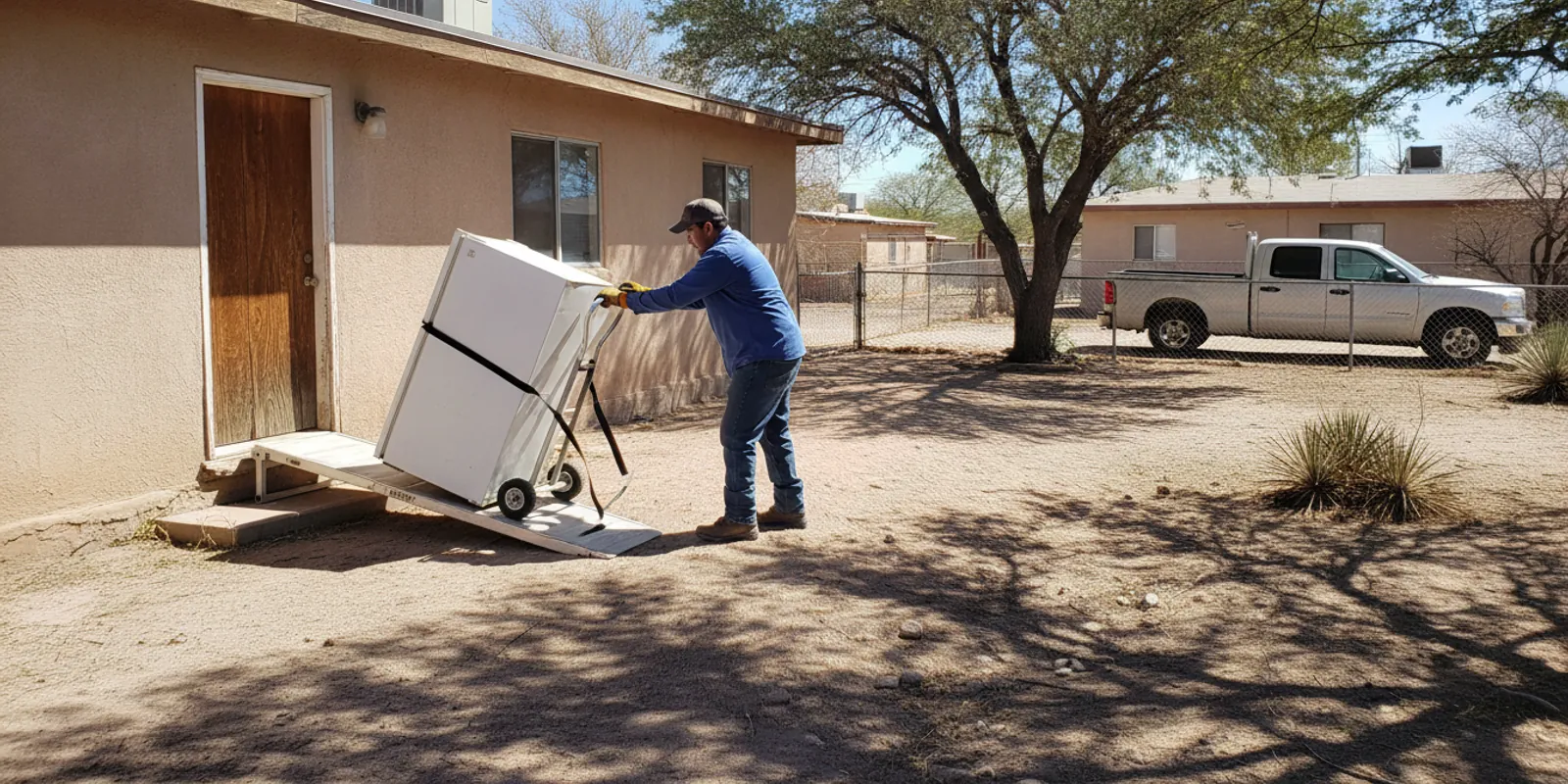 Appliance Removal crew on a job in Socorro, TX