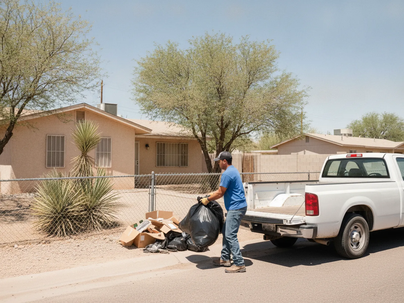 Curbside junk and waste collection in Socorro, TX